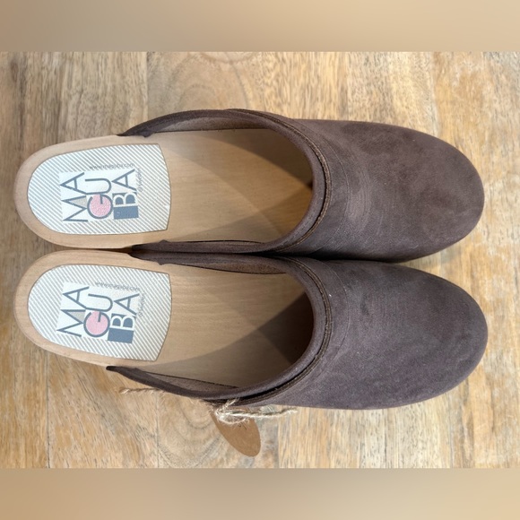 Maguba Clogs Brown Suede Size 38 (7.5-8) - Picture 2 of 4